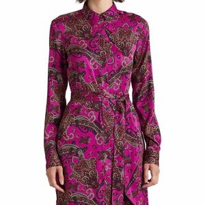 Ralph Lauren Paisley Print Pink Dress